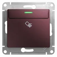 Карточный выключатель Schneider Electric GLOSSA, баклажановый, GSL001169