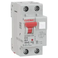 Дифавтомат YON DKC 2P 20А 10мА 6кА, MDR63-21C20-A