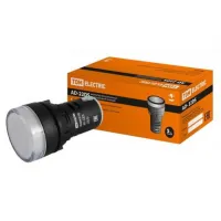 Лампа TDM AD-22DS LED матрица d22мм белый 12В AC/DC SQ0702-0015