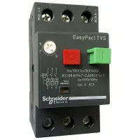 Силовой автомат для защиты двигателя Schneider Electric EasyPact TVS 2.5А 3P, термомагнитный расцепитель, GZ1E07