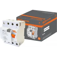 УЗО TDM Electric ВД63 4P 40А 3 кА, 300 мА (AC), SQ0220-0032