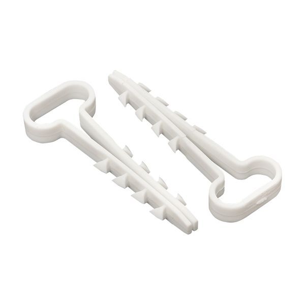 Дюбель-хомут (6x12 мм) для плоского кабеля белый (50 шт.) EKF PROxima