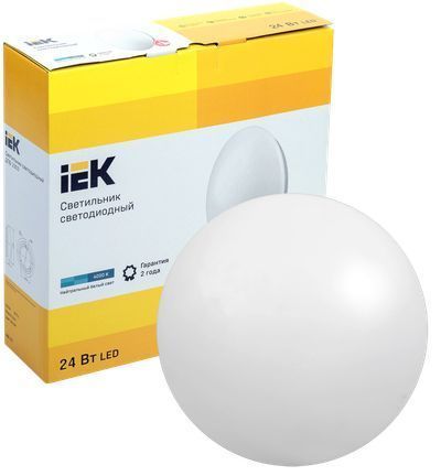 IEK  24Вт  круг  4000K  1440Лм  белый  IP20  /  LED ДПБ 1003