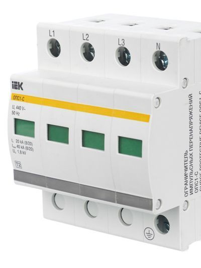 Огран. имп. перенапр.  4П  400B  20-40кА  IEK  ОПС1-С