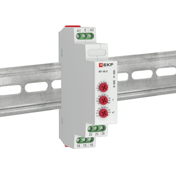 Реле времени (10 устанавл. функц.) RT-10 12-240В EKF PROxima