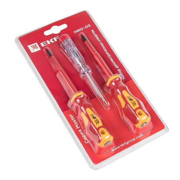 Набор диэлектрических отверток НИО-03 EKF Master