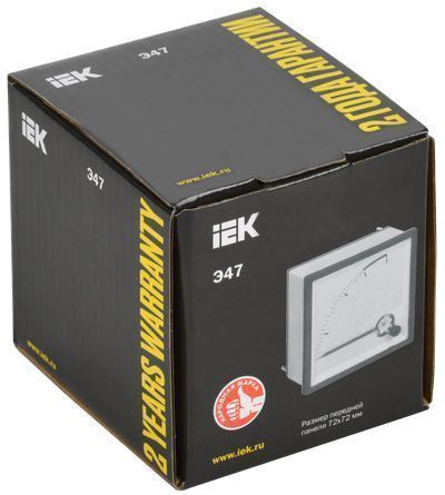 Амперметр Э47 60/5А класс точности 1,5 72х72мм IEK