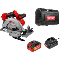Аккумуляторная циркулярная пила WORTEX CCS 1819-1 ALL1 с акб и з/у, в чемодане 1329533
