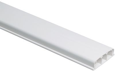 Кабель-канал  белый  80х20  плинтус  (28м)  Элекор  IEK (кратно 2)