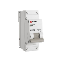 Выключатель автоматический модульный 1п C 125А 10кА ВА 47-100M электромагнит. расцеп. PROxima EKF mc