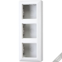 Коробка для накладного монтажа 3-ая Jung AS Слоновая кость