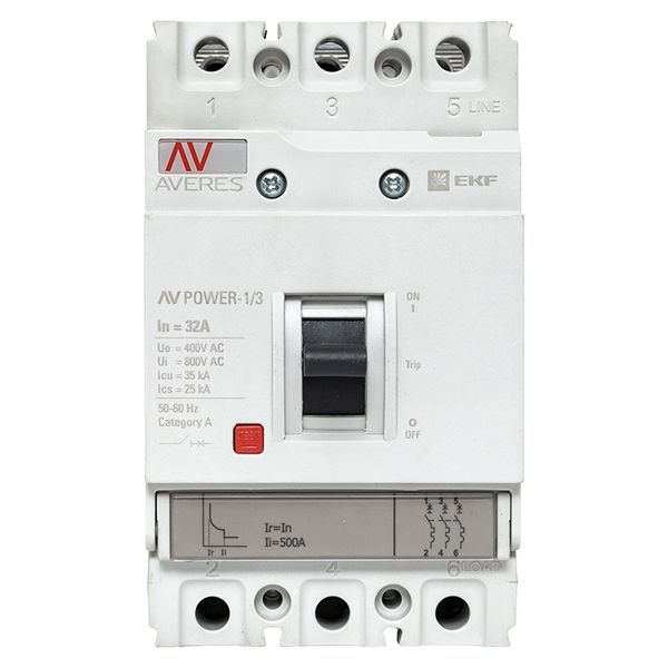 Автоматический выключатель AV POWER-1/3 32А 35kA TR EKF AVERES
