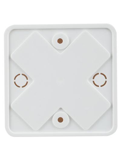 Коробка распаячная КМ41212-01 для открытой проводки безгалогенная (HF) 75х75х20мм белая (6 клемм 6мм2) IEK