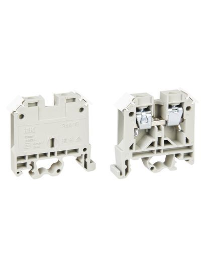 Зажим наборный ЗНИ-10мм2 (JXB70А) серый IEK