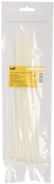 Хомут 2,5х250мм нейлон (100шт) IEK