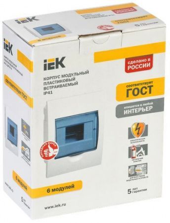 Бокс ЩРН-П-06 IP40  ЩРНП IEK MKP12-N-06-40-20