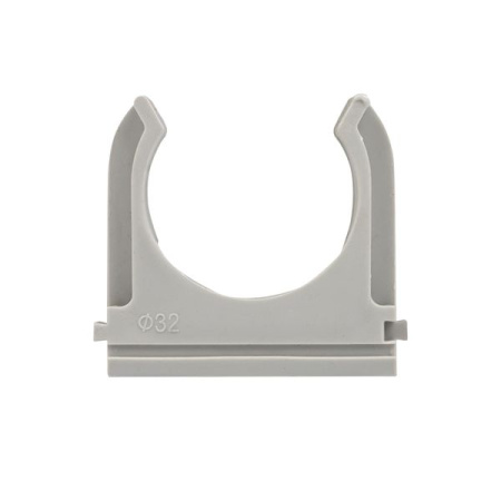 Крепеж-клипса d32 мм (10 шт) серая EKF-Plast