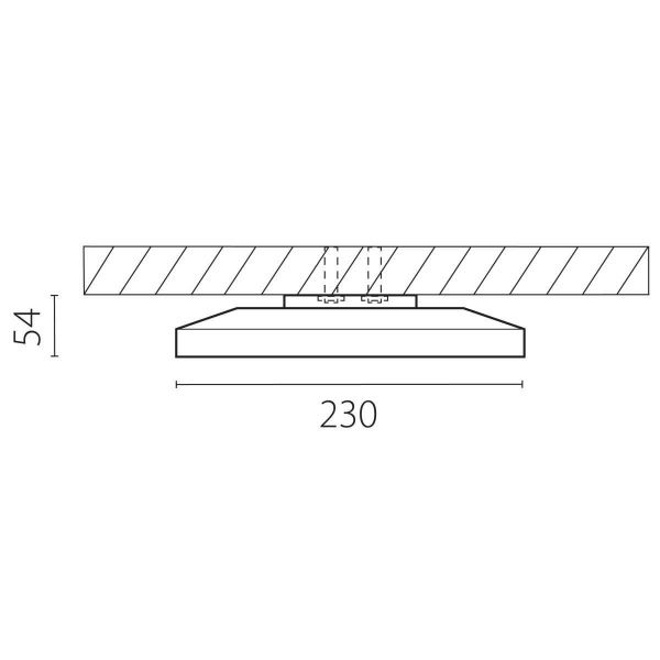 Светильник светодиодный настенно-потолочный Arco Eco Lightstar 225720
