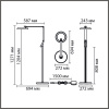 Торшер Lumion Ledio 8332/15FL
