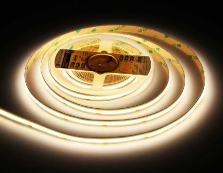 Светодиодная лента Ambrella Light GS4752 COB 528Led/14W m/ 24V IP20 4500K/ 5m*10mm*2mm (2 конт.) GS4752
