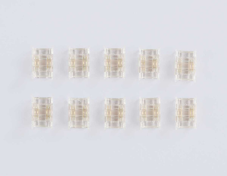 Соединитель прямой AMBRELLA LIGHT ILLUMINATION COB RGB 12/24V для лент 10mm (4 конт.) (10шт. в комплекте) GS6371