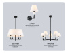 Люстра на штанге Ambrella light High light LH75150
