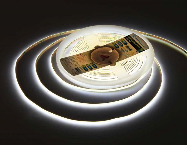 Светодиодная лента Ambrella Light GS4603 COB 384Led/ 7W m/ 24V IP20 6500K/ 5m*3mm*2mm (2 конт.) GS4603