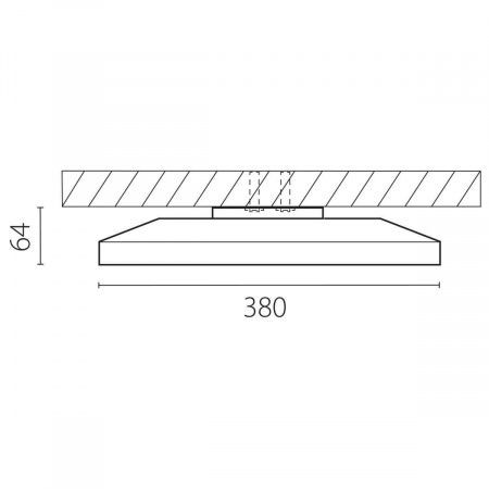 Светильник светодиодный настенно-потолочный Arco Eco Lightstar 225740
