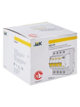 Диф. автомат  4П  63А 300мА АД14S 4Р  IEK