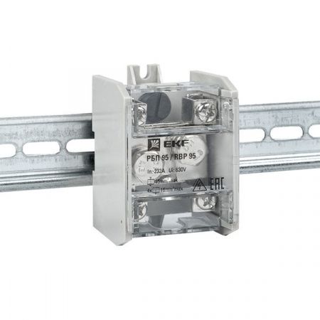 Распределительный блок проходной РБП 95 (1x95-4x16 мм2) 232/100А EKF PROxima