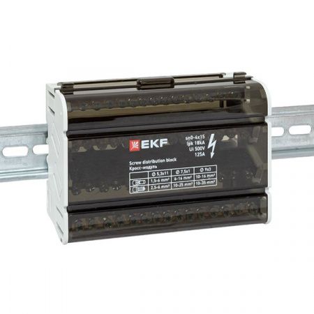 Шина нулевая в корпусе (4x15) EKF PROxima