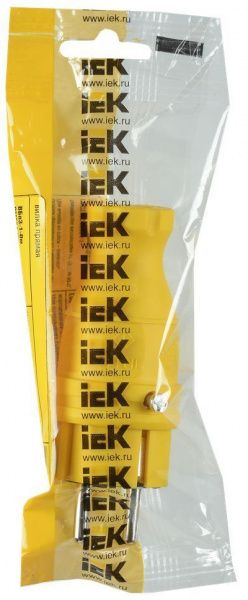 IEK ОМЕГА Вилка прям. IP44 жёлтая ВБп3-1-0м PKR01-016-2-K05