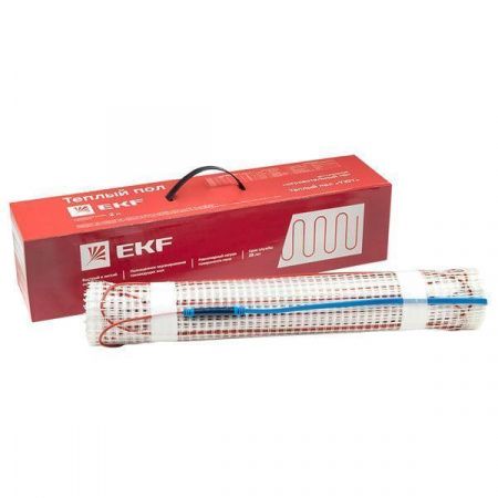 Мат нагревательный двухжильный "Уют" 2 кв. м. 300 Вт EKF