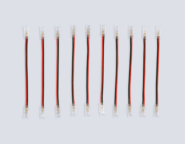 Соединитель гибкий двухсторонний AMBRELLA LIGHT ILLUMINATION COB 12/24V для лент 5mm (2 конт.) (10шт. в комплекте) GS7885