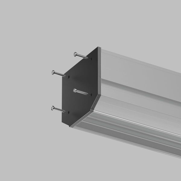 Комплект торцевых заглушек для профиля Denkirs Smart Profi TR3047-AL