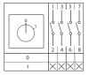 Переключатель кулачковый ПК-1-14 10А 4P "0-1" EKF PROxima