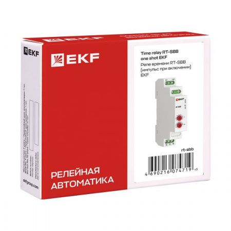 Реле времени RT-SBB (импульс при включении) EKF PROxima